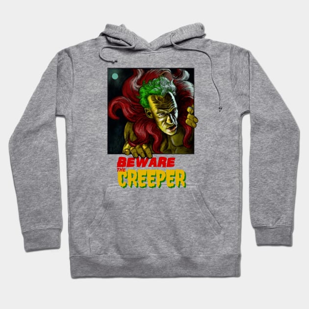 Steve Ditko's The Creeper as Rondo Hatton Hoodie by thecountingtree